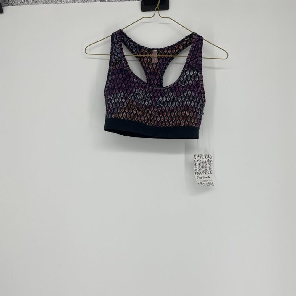 NWT Free People Move Me Bra XS printed sports bra - Picture 6 of 12
